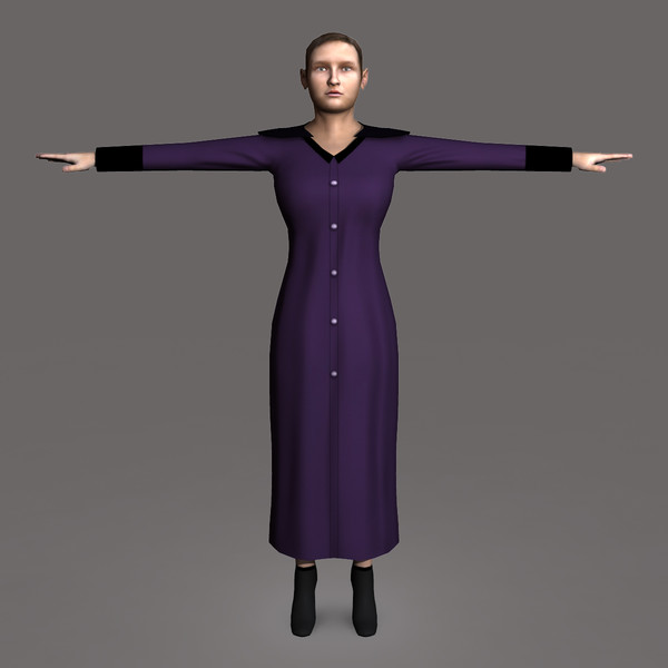 3d model casual female 04 - Casual Female 04 by ignisfatuus